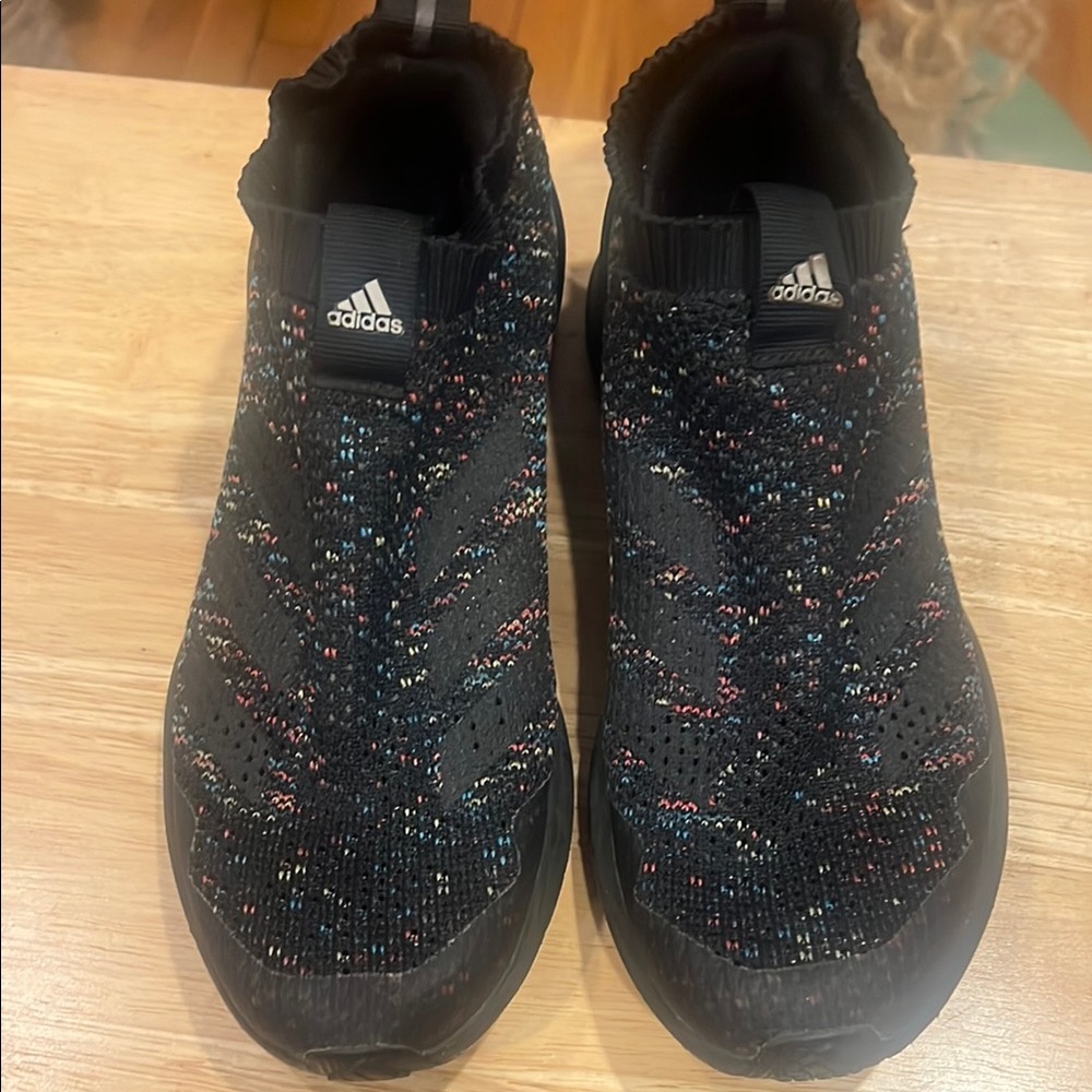 Adidas Black Multicolor Knit Sneakers